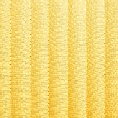 vidaXL Chaises à manger lot de 6 jaune tissu