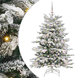 vidaXL Sapin de No&euml;l Artificiel &agrave; Branches Articul&eacute;es Blanc 120 cm