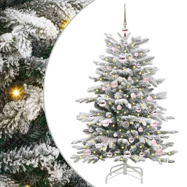 vidaXL Sapin de No&euml;l Artificiel &agrave; Branches Articul&eacute;es Blanc 120 cm