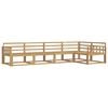 vidaXL Ensemble de canap&eacute;s d'ext&eacute;rieur 5 pcs Blanc 327 x 168,5 x 73 cm