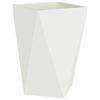 vidaXL Jardini&egrave;re 2 pcs Blanc 50 x 50 x 75 cm Acier