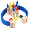 vidaXL Jeu de bowling Multicolore Bois de pin massif