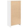 vidaXL Armoire avec tiroir blanc 55,5x34x119,5 cm bois d'ingénierie