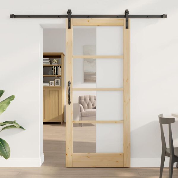 vidaXL Porte coulissante ORKDAL Naturel 86 x 198,5 cm