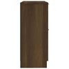 vidaXL Buffets 2 pcs chêne marron 30x30x70 cm Bois d'ingénierie