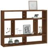 vidaXL Étagère murale Chêne marron 75x16x55 cm Bois d'ingénierie
