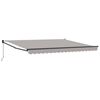 vidaXL Auvent r&eacute;tractable Gris clair 400 &times; 300 cm