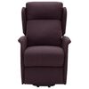 vidaXL Fauteuil de massage Violet Tissu