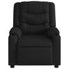 vidaXL Fauteuil inclinable Noir Tissu