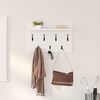 vidaXL Porte-manteau mural Blanc 60 x 40 x 12 cm Bois d'ingénierie