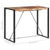 vidaXL Table de bar 140x70x110 cm Bois solide