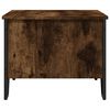 vidaXL Table basse chêne fumé 100x51x40 cm bois d'ingénierie