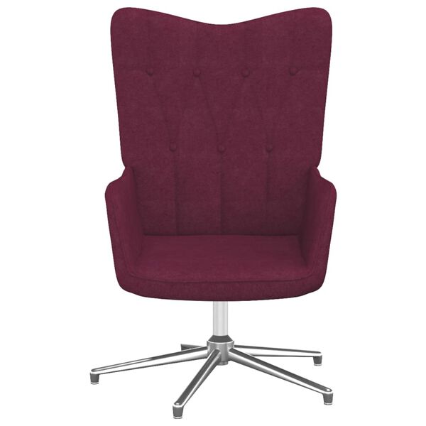 vidaXL Chaise de relaxation Violet Tissu