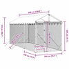 vidaXL Chenil d'ext&eacute;rieur pour chiens avec toit argent&eacute; 2x6x2,5 m