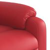 vidaXL Fauteuil inclinable électrique Rouge Similicuir