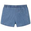 Short pour enfants bleu denim 116