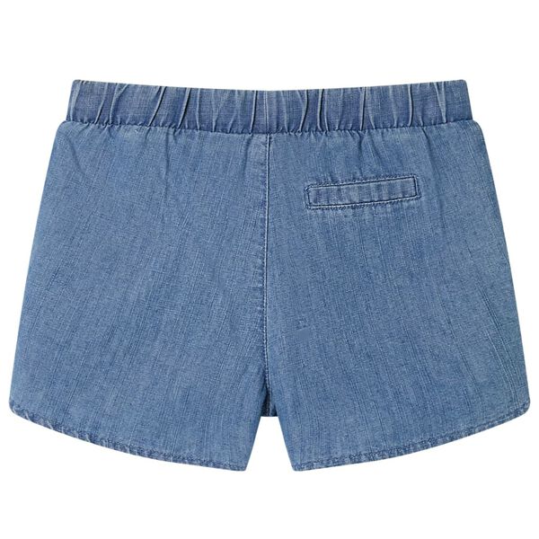 Short pour enfants bleu denim 116