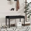 vidaXL Banc Noir 80x40x49 cm Velours