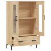 vidaXL Buffet haut ch&ecirc;ne sonoma 69,5x31x115 cm bois d'ing&eacute;nierie