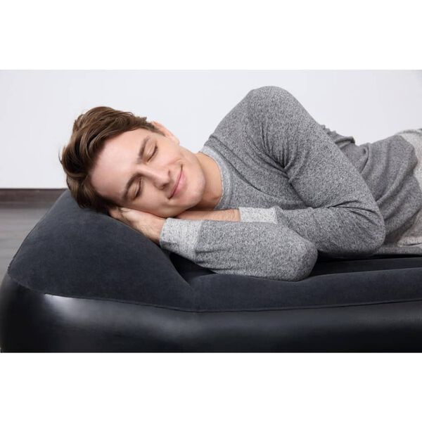 Bestway Lit pneumatique Tritech 2 places 203x152x46 cm noir