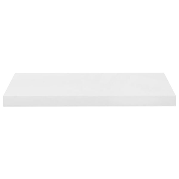 vidaXL Étagère murale flottante Blanc brillant 60x23,5x3,8 cm MDF