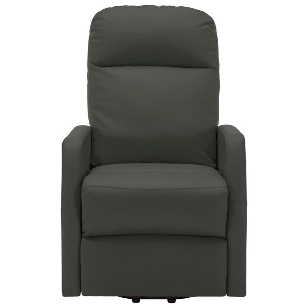 vidaXL Fauteuil Anthracite Similicuir