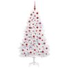 vidaXL Sapin de No&euml;l Artificiel &agrave; Branches Articul&eacute;es Blanc 180 cm