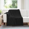 vidaXL Couvertures &agrave; jeter 6 pcs Noir 200 x 150 cm Toison
