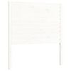 vidaXL Cadre de lit sans matelas blanc bois de pin massif
