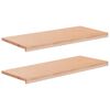 vidaXL Appuis de fen&ecirc;tre 2 pc Naturel 90 x 40 x 2 cm
