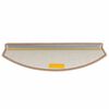 vidaXL Tapis d'escalier 15 pièces 65 x 24 x 4 cm Marron clair Demi-rond Grand