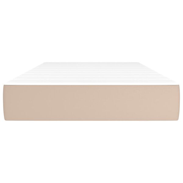 vidaXL Matelas de lit à ressorts ensachés Cappuccino 80x200x20 cm