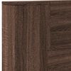 vidaXL T&ecirc;te de lit Ch&ecirc;ne brun 180 x 16,5 x 103,5 cm Bois d'ing&eacute;nierie