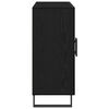 vidaXL Buffet Ch&ecirc;ne noir 90 x 34 x 80 cm Bois d'ing&eacute;nierie