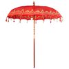 vidaXL Parasol balinais Rouge 215 x 215 x 260 cm