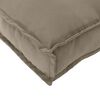 vidaXL Coussin Taupe 150 x 40 x 8 cm Tissu Oxford