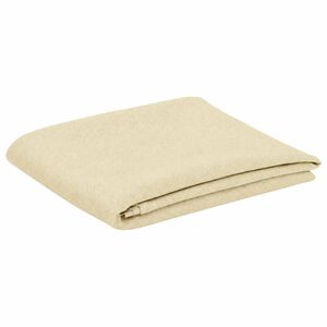 vidaXL Tissu de Table Rectangulaire Cr&egrave;me blanc 110 x 140 cm
