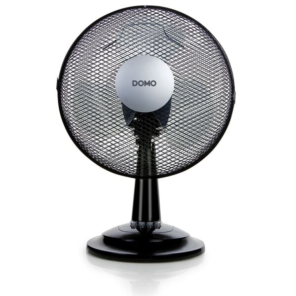 DOMO Ventilateur de bureau 30 cm 40 W Noir DO8139