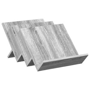 vidaXL &Eacute;tag&egrave;re &agrave; magazines avec &eacute;tag&egrave;re Gris Sonoma 53 x 40 x 28,5 cm
