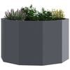 vidaXL Jardini&egrave;re Anthracite 60 x 60 x 35 cm Acier