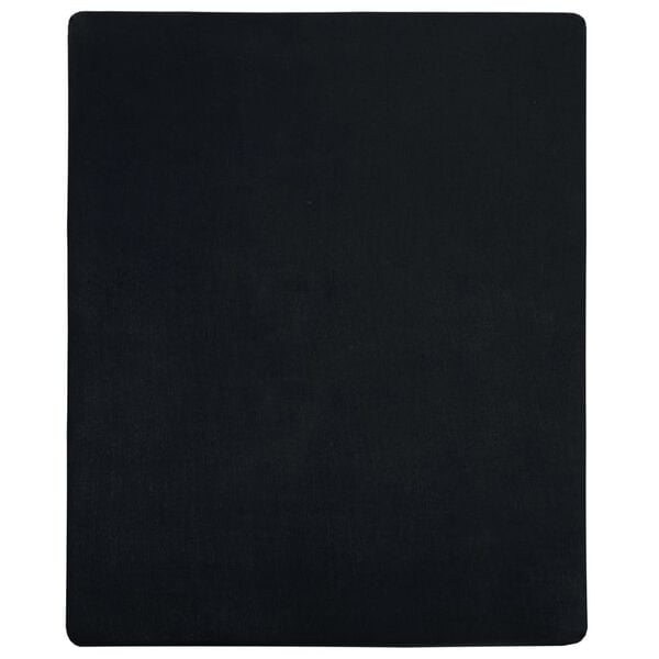 vidaXL Draps-housses Jersey 2 pcs Noir 100x200 cm Coton