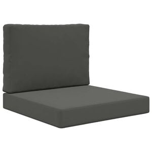 vidaXL Coussin de canap&eacute; d'ext&eacute;rieur Polyester Anthracite 60 x 60 cm