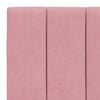 vidaXL Cadre de lit sans matelas Hanko rose 90x190 cm velours