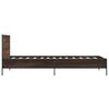 vidaXL Cadre de lit sans matelas ch&ecirc;ne marron 90x200 cm