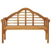 vidaXL Banc de jardin avec coussin 135 cm Bois d'acacia massif