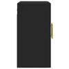 vidaXL Armoire murale noir 60x31x60 cm bois d'ing&eacute;nierie