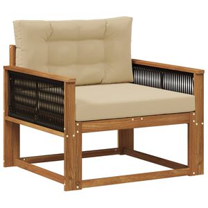 vidaXL Sofa de milieu ext&eacute;rieur Naturel