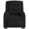 vidaXL Fauteuil de massage inclinable Noir Tissu
