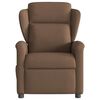 vidaXL Fauteuil inclinable Marron Tissu