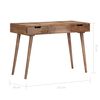 vidaXL Coiffeuse 112x45x76 cm Bois de manguier solide